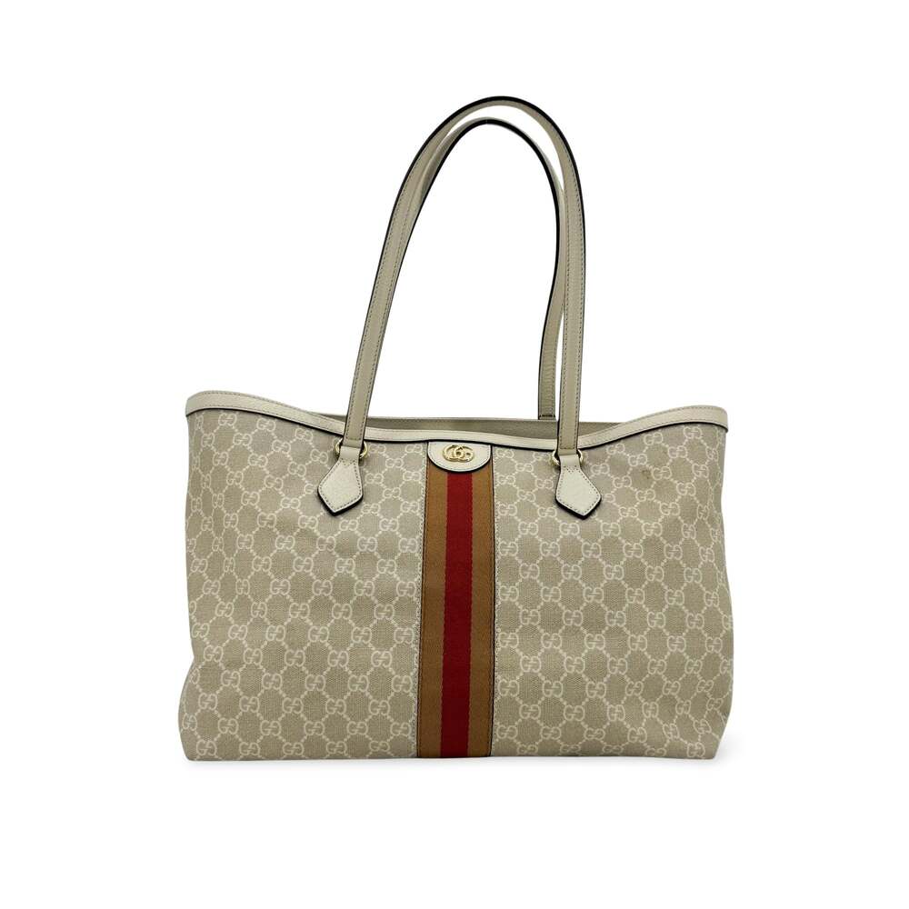 Gucci Ophidia Gg Medium Tote Bag White #352133F73B